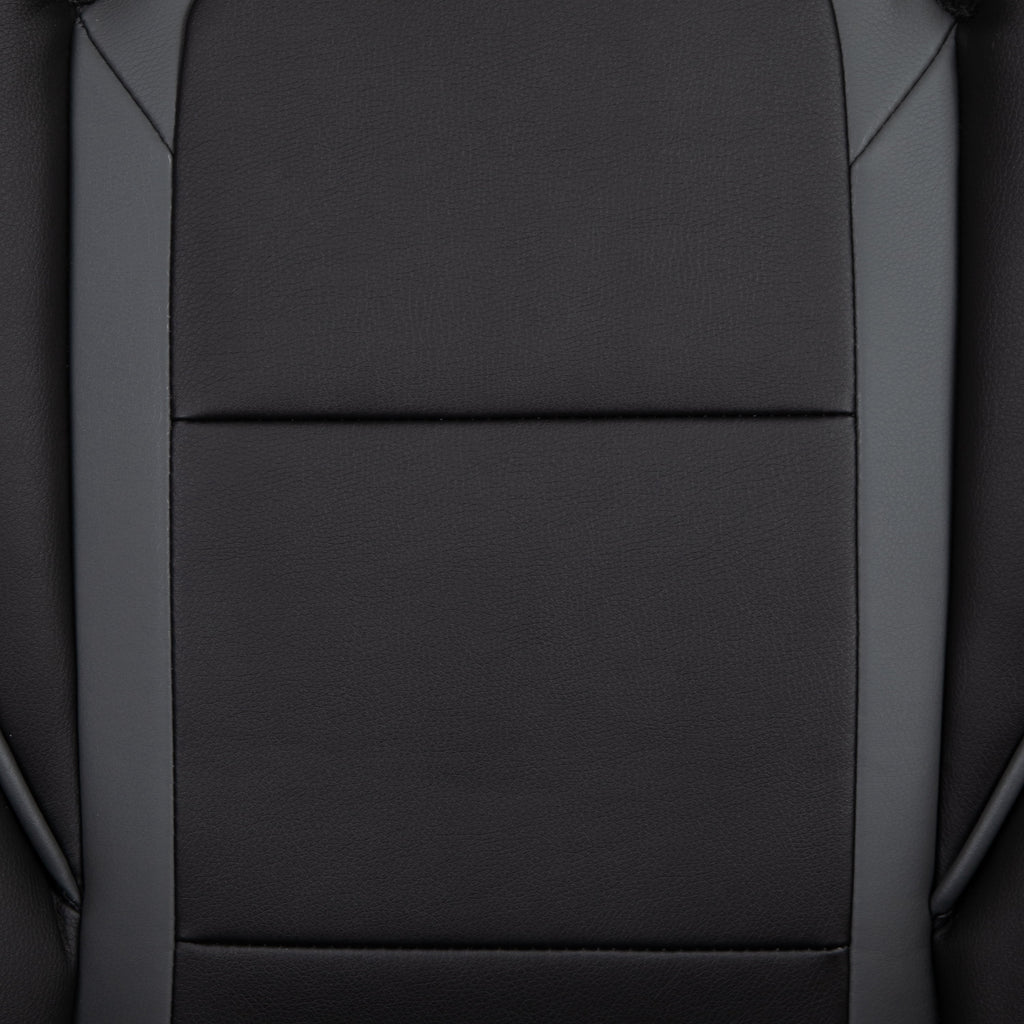Black/Gray Ergonomic Gaming Chair -Recline Back/Arms, Footrest, Massaging Lumbar
