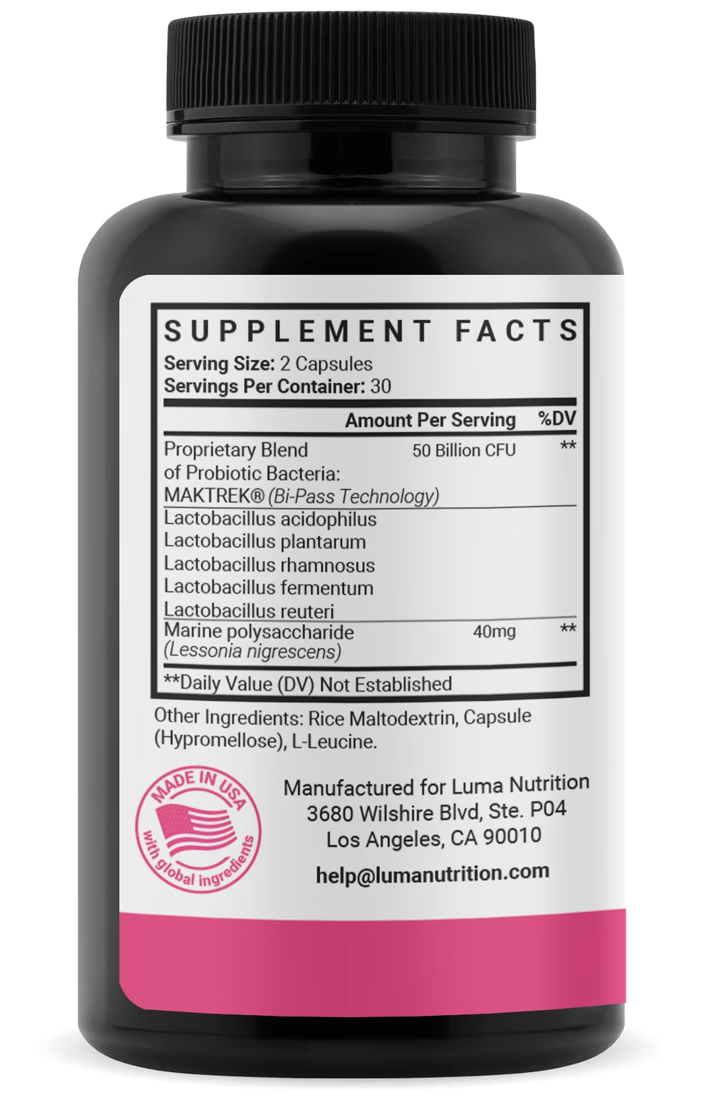Probiotics for Women with Prebiotics - 50 Billion CFU per Serving - Formulated for Digestive, Immune & Feminine Support - 60 Capsules
