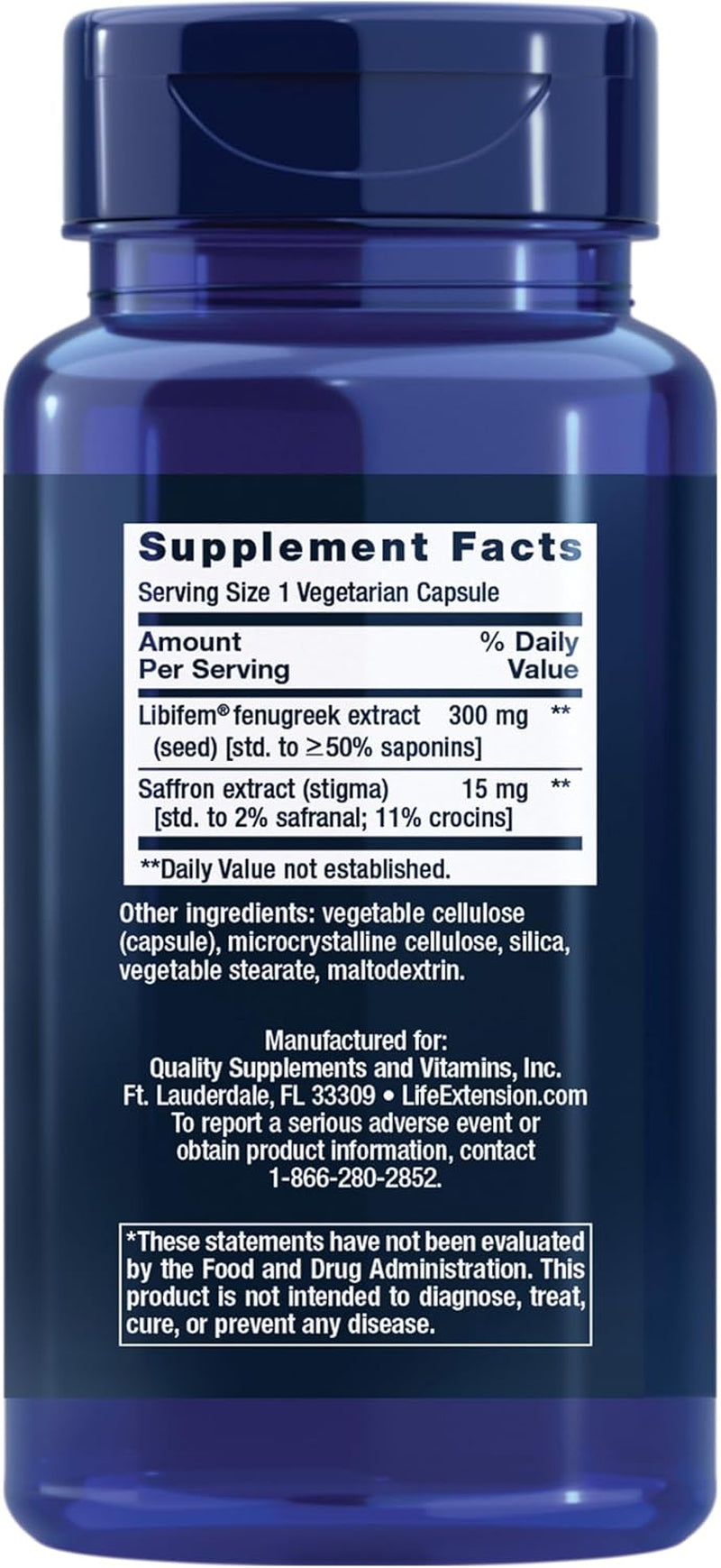 Sexual Health for Her with Fenugreek Seed, 60 Capsules | Supports Sex Drive, Libido, Arousal & Lubrication with Saffron, Non-Gmo & Vegetarian