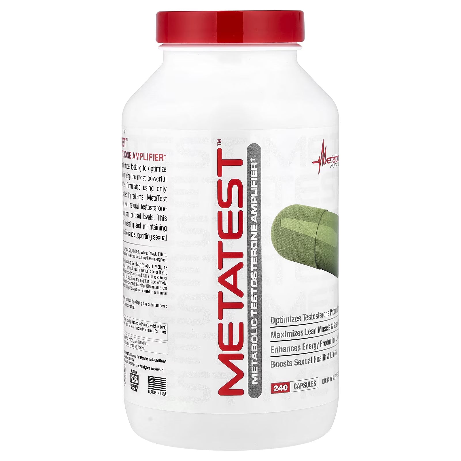 Metatest, 240 Capsules