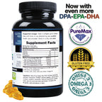 (Pack of 3) Natural Antarctic Wild Caught Omega 3 Fish Oil DPA-EPA-DHA Supplement