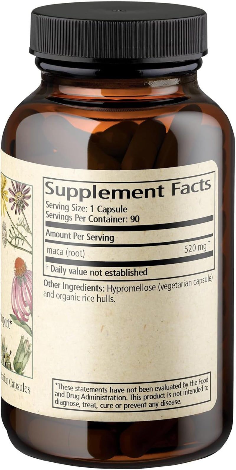 - Maca Vitality Capsules - 90 Count - All-Natural, Vegetarian Capsules, Promotes Emotional Well-Being, Supports Normal Healthy Libido