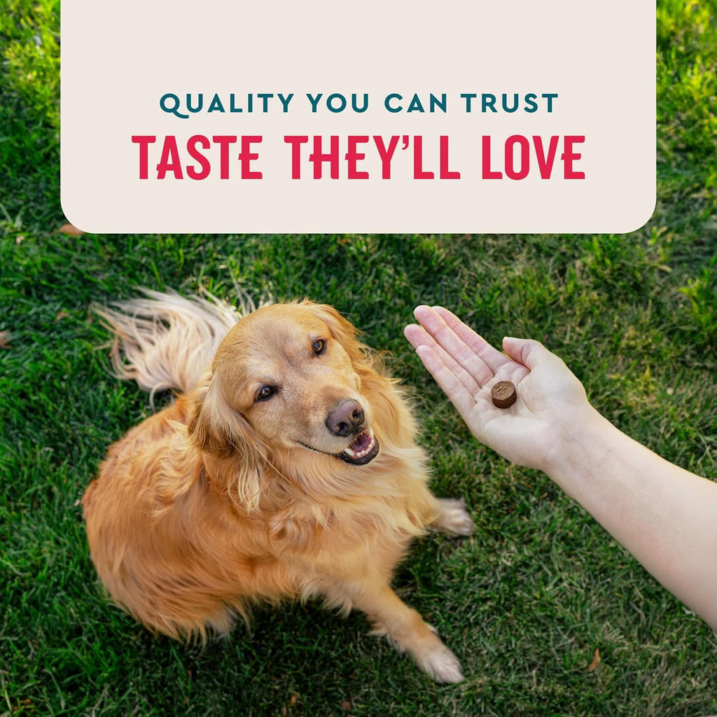 Vetiq 8-In-One Multifunctional Supplements for Dogs, Supports Hip & Joint, Urinary Tract, Immune System, Skin Health and Heart Health, Soft Chews, 60 Count