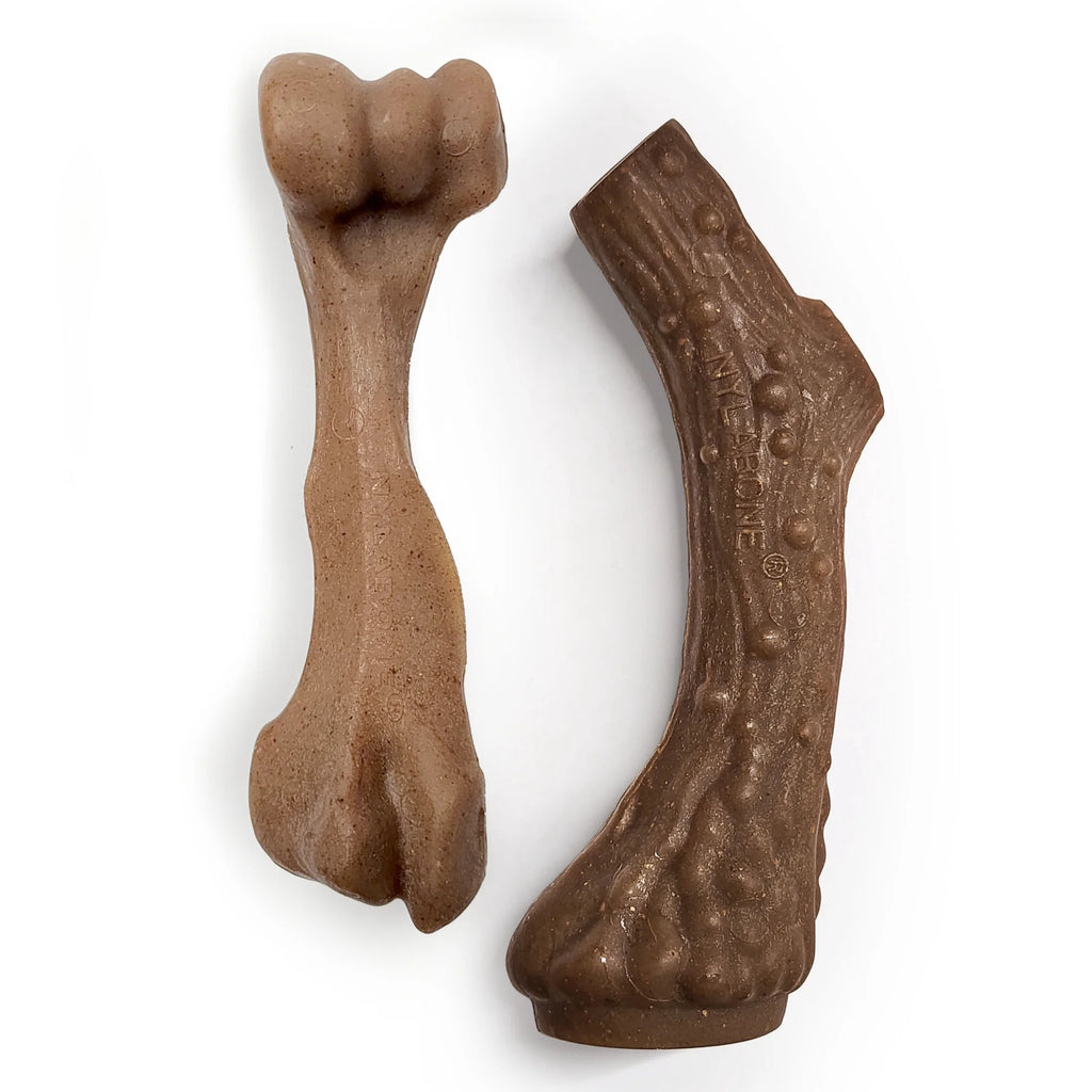 Strong Chew Antler & Femur Bone Dog Toy, Dog Chew Toy Made with Real Bison & Venison, Large