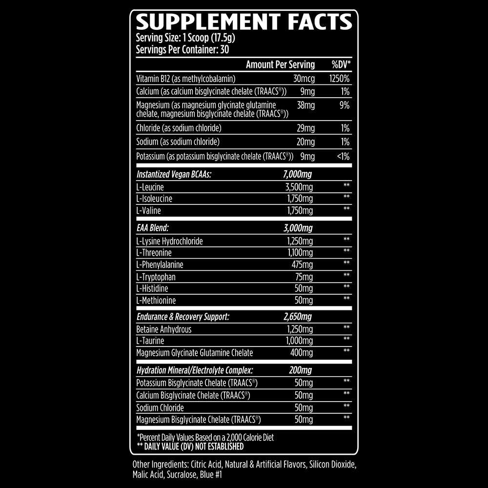 Aminogex Ultra | EAA + BCAA Powder | Amino Acid + Hydration Recovery Drink with Electrolytes, Betaine and Glutamine | (30 Servings) Patriot Pop