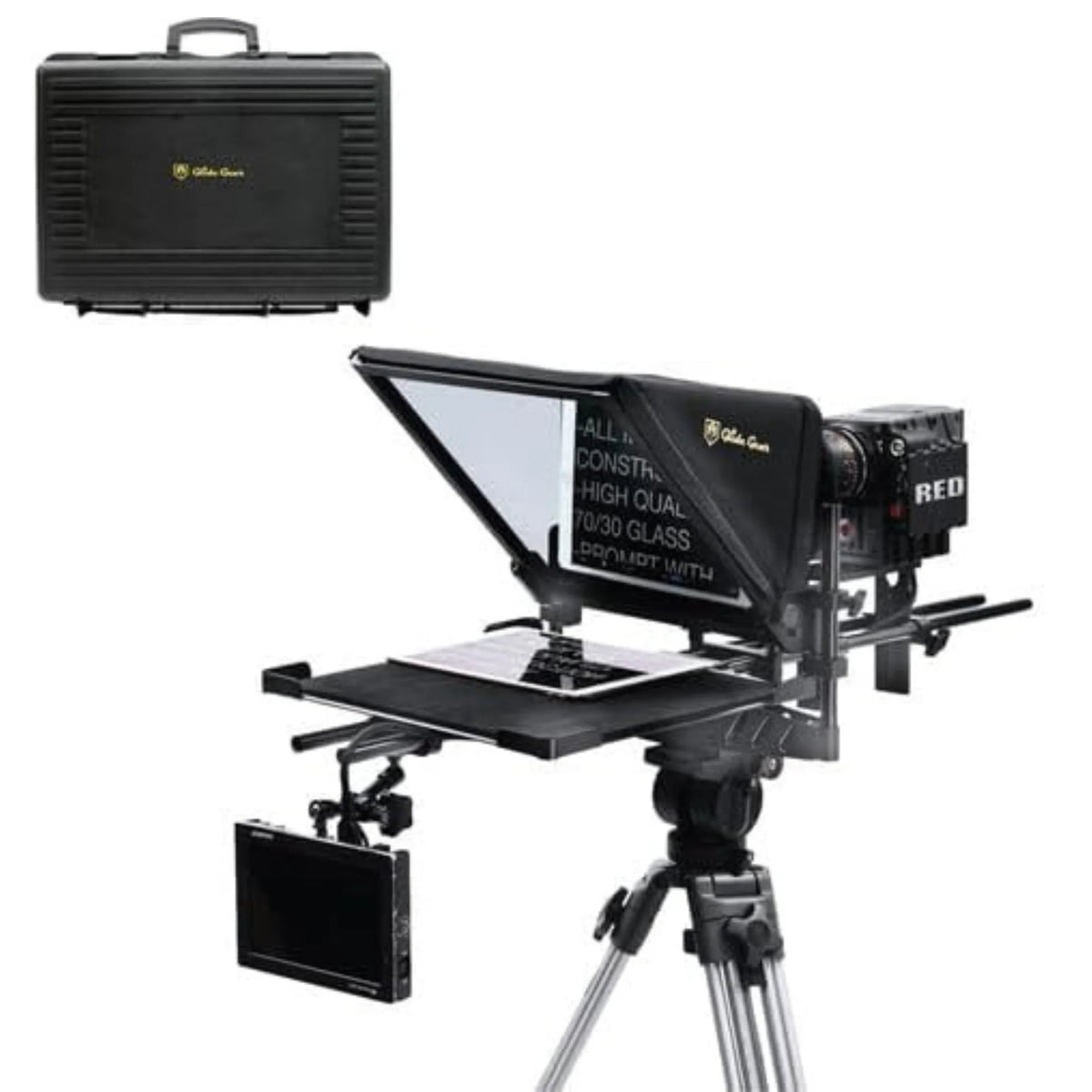 TMP 1000 Professional Video Camera Tablet Teleprompter, Black, 1