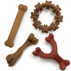 Strong Chew Dog Toys, Dog Chew Toys, Made with Real Bacon, Beef, & Chicken, Large, 4 Pack
