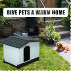 Dog House for Small, Medium and Large Dogs, Plastic, 26 Inch High