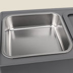 Elevated Dog Bowls with Stainless Bowl, Adjust 4 Heights for Small Medium Large Dogs, Gray