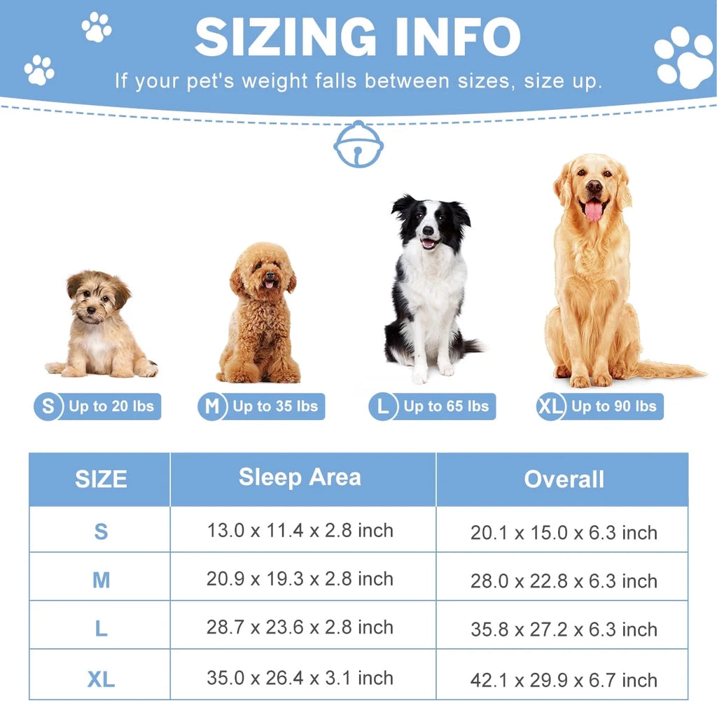 Dog Bed for Large Medium Small Dogs Orthopedic Dog Sofa Bed Non Slip Pet Couch with Removable Washable Cover Supportive Egg Crate Foam S to XL, Wine Red and Pink
