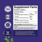 Magnesium Sleeplex Sleep Supplement, Melatonin Free Sleep Aid, 90 Capsules