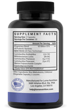 Probiotics 60 Billion CFU per Serving with Prebiotics - Probiotics for Women - Probiotics for Men - Formulated for Digestive Health - 60 Capsules, 30 Servings