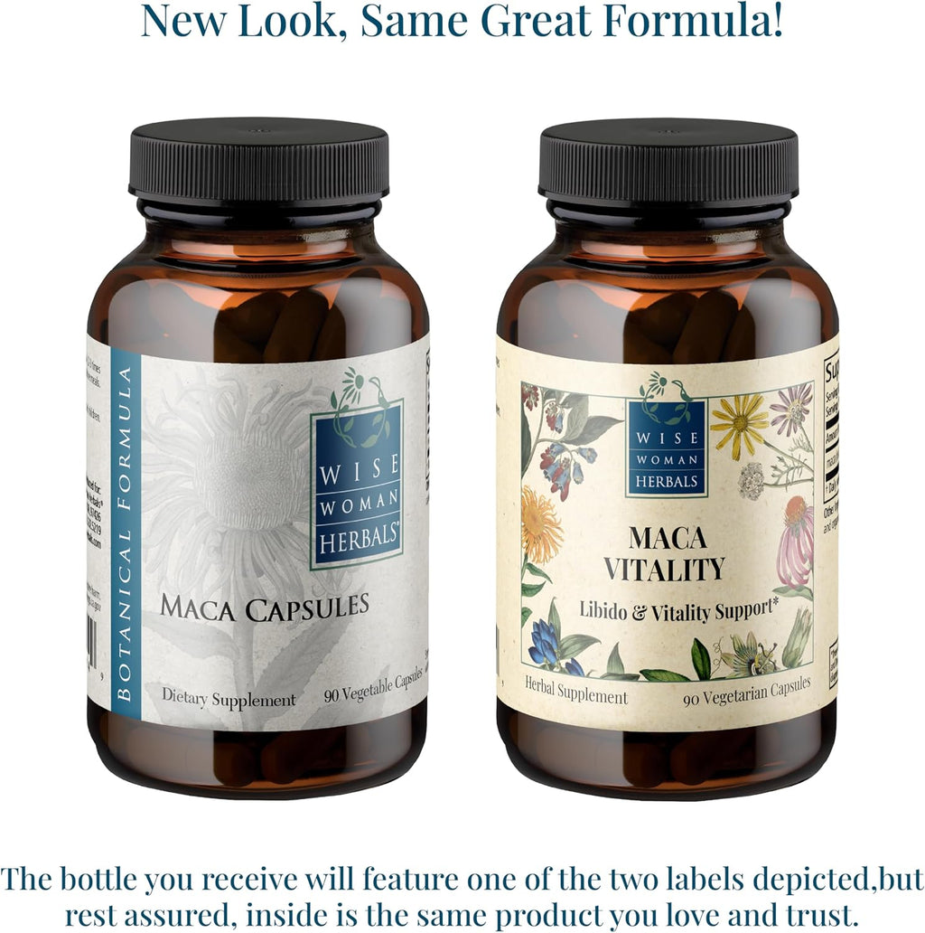 - Maca Vitality Capsules - 90 Count - All-Natural, Vegetarian Capsules, Promotes Emotional Well-Being, Supports Normal Healthy Libido