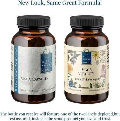 - Maca Vitality Capsules - 90 Count - All-Natural, Vegetarian Capsules, Promotes Emotional Well-Being, Supports Normal Healthy Libido