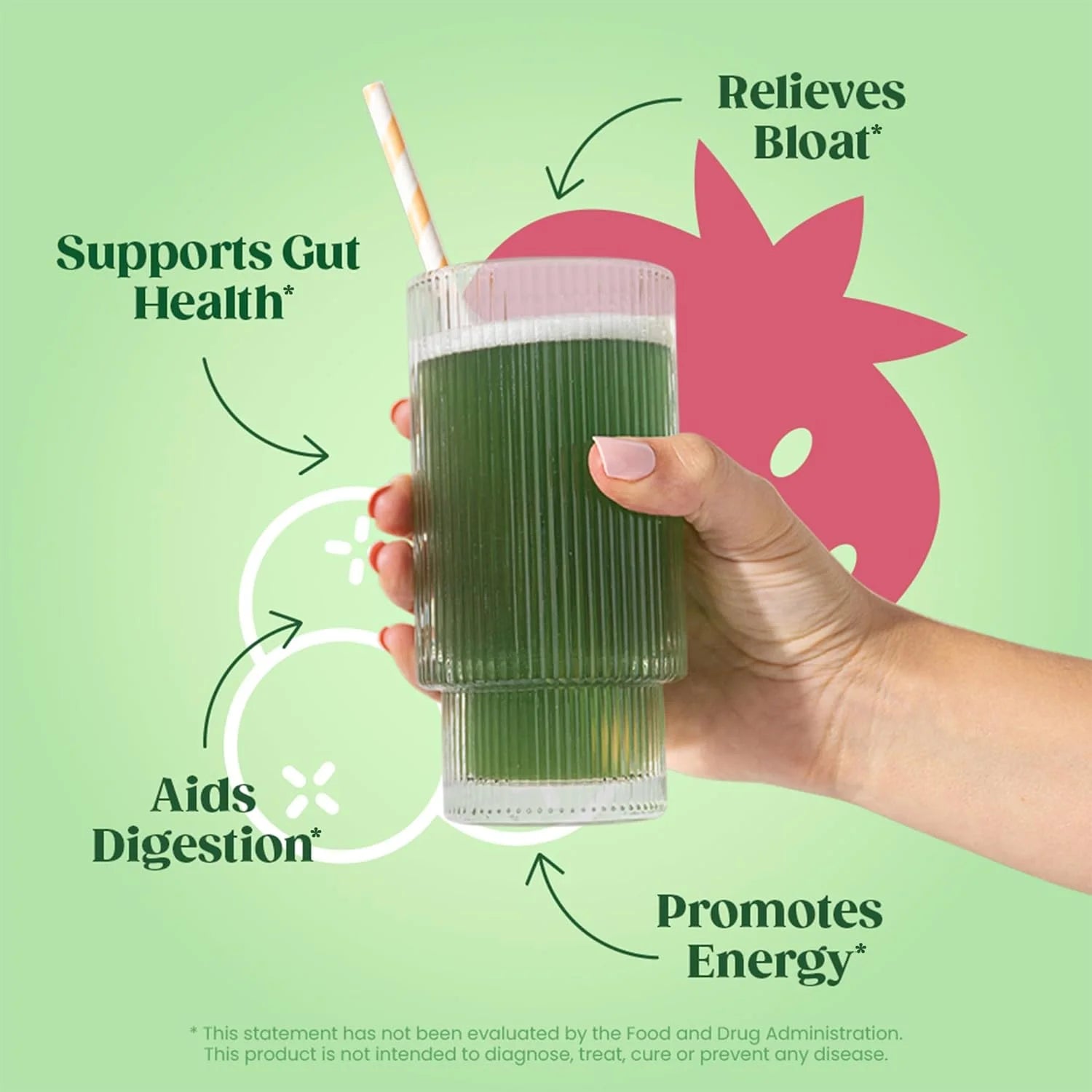 Greens & Superfoods Powder, for Digestive Health, Mixed Berry, 30 Servings