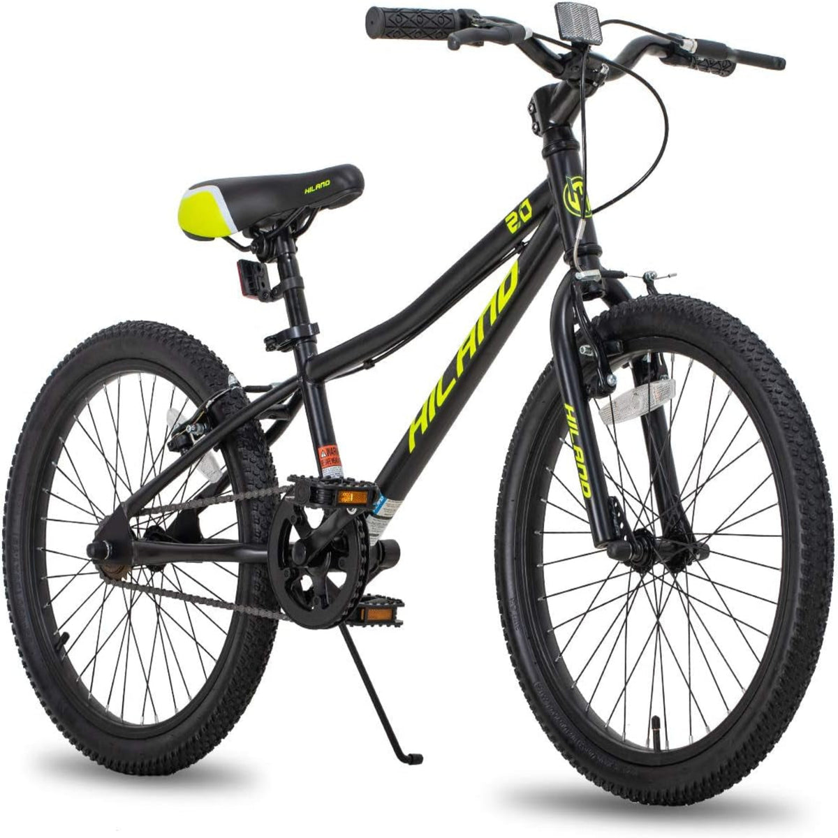HILAND 20 Inch Kids' Bicycles Mountain Bike for Boys, Girls 5+ Years Old, Single Speed Kids Bicycles with Dual Handbrakes, Child Bike | Kids Bicycles