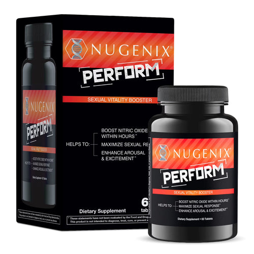 (2 Pack) Nugenix Perform Sexual Vitality & Nitric Oxide Booster, Men'S Health Supplement, 63 Count