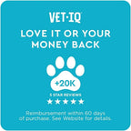 Vetiq 8-In-One Multifunctional Supplements for Dogs, Supports Hip & Joint, Urinary Tract, Immune System, Skin Health and Heart Health, Soft Chews, 60 Count