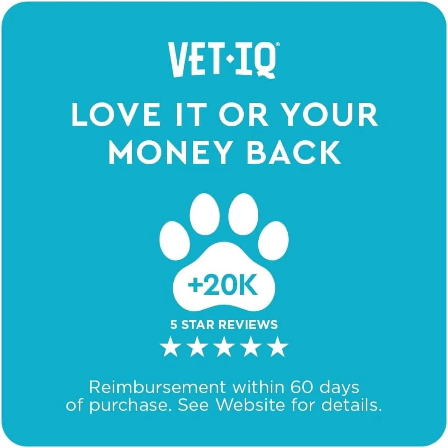 Vetiq 8-In-One Multifunctional Supplements for Dogs, Supports Hip & Joint, Urinary Tract, Immune System, Skin Health and Heart Health, Soft Chews, 60 Count
