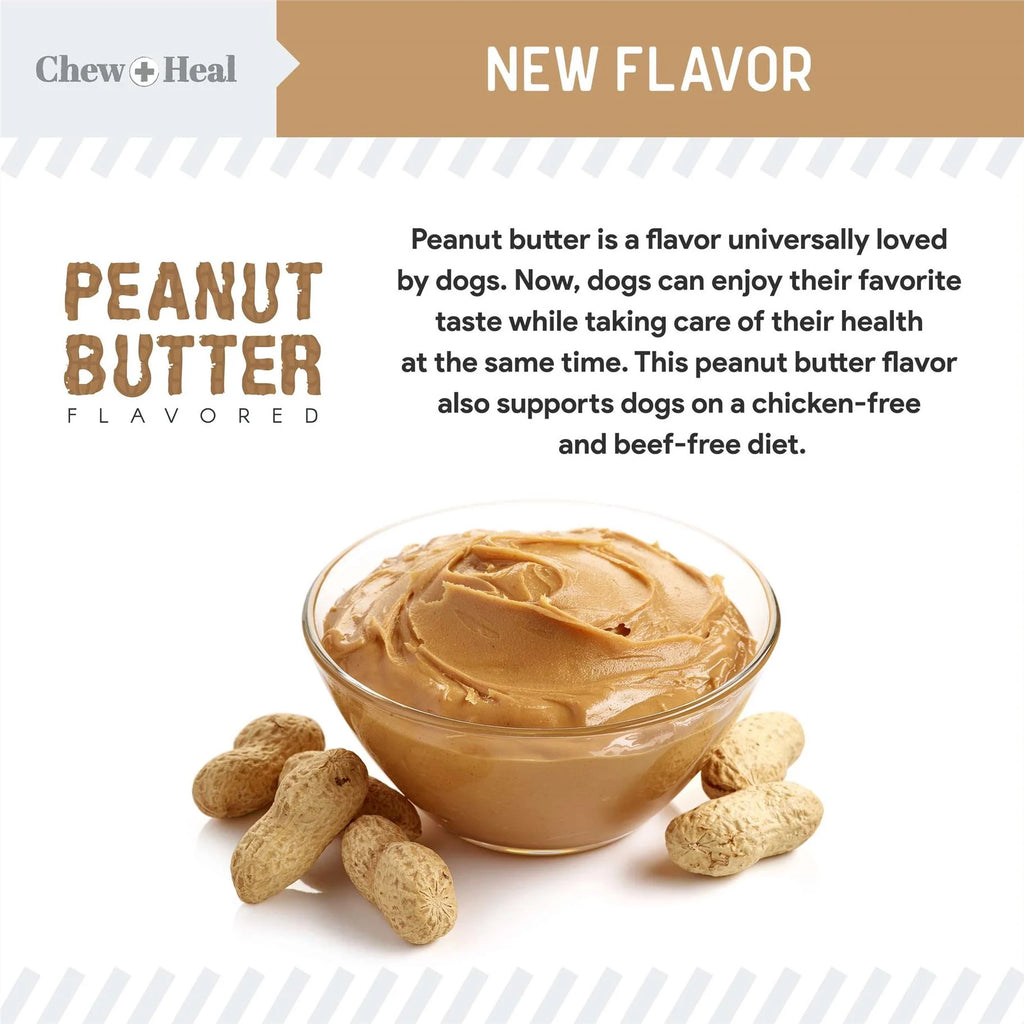 Dog Calming Treats, 30 Anxiety Relief Soft Chews for Dogs - Peanut Butter Flavor