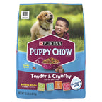 Purina Puppy Chow Dry Dog Food, High Protein Tender & Crunchy Real Beef Formula, 15 Lb Bag