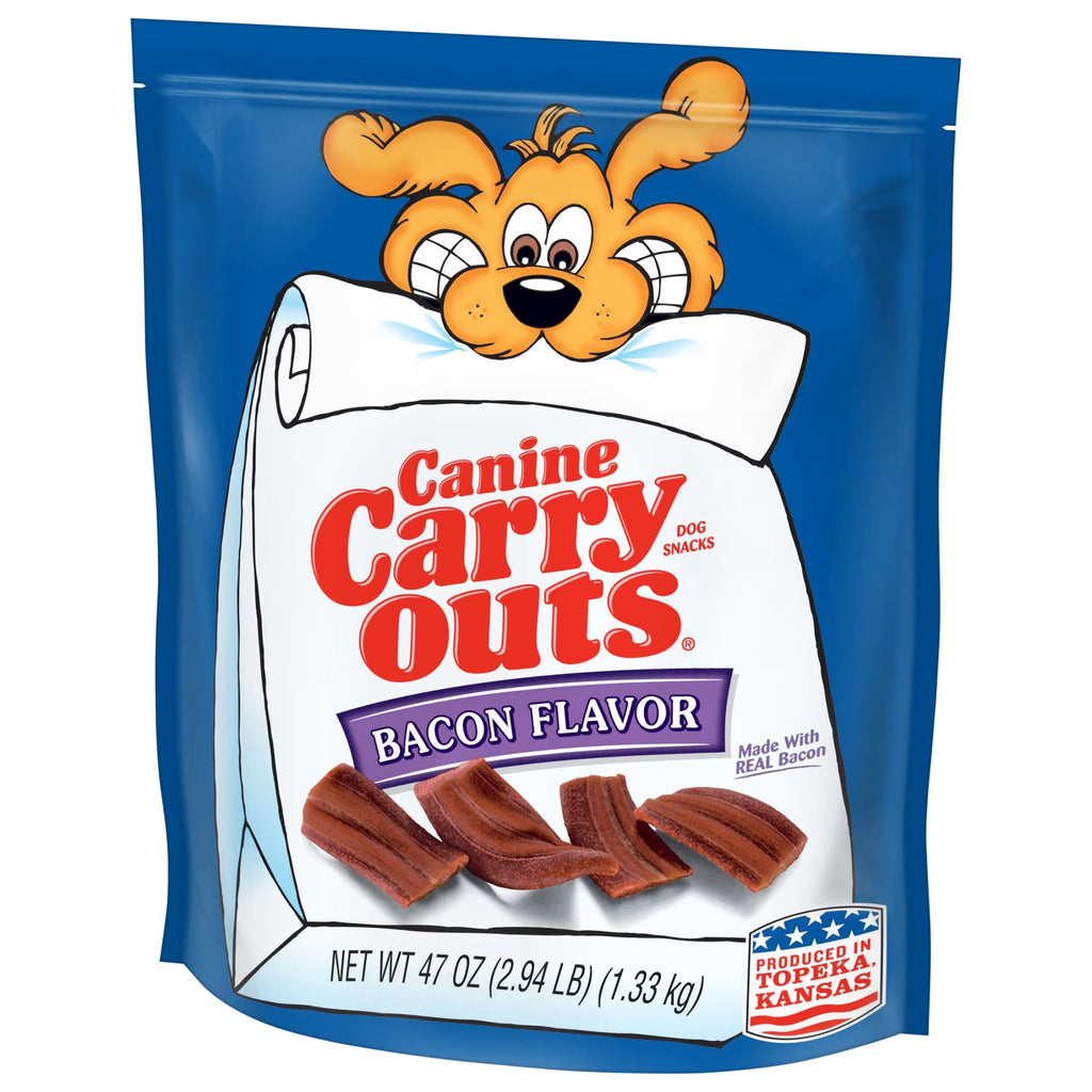 Bacon Flavor Dog Treats, 47Oz Bag