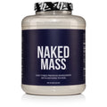 Naked Mass - Natural Weight Gainer Protein Powder - 8 LB Bulk, GMO Free, Gluten Free & Soy Free. No Artificial Ingredients - 1,250 Calories per Serving