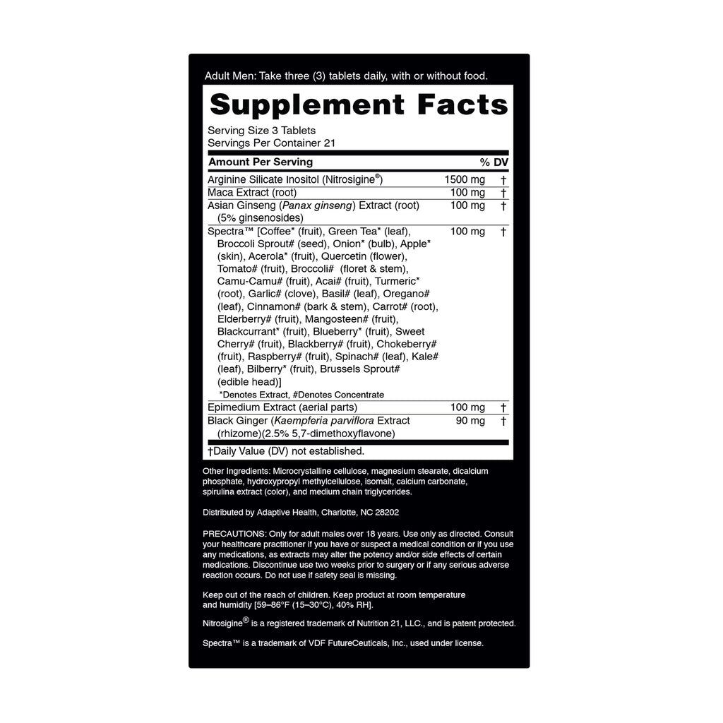 (2 Pack) Nugenix Perform Sexual Vitality & Nitric Oxide Booster, Men'S Health Supplement, 63 Count