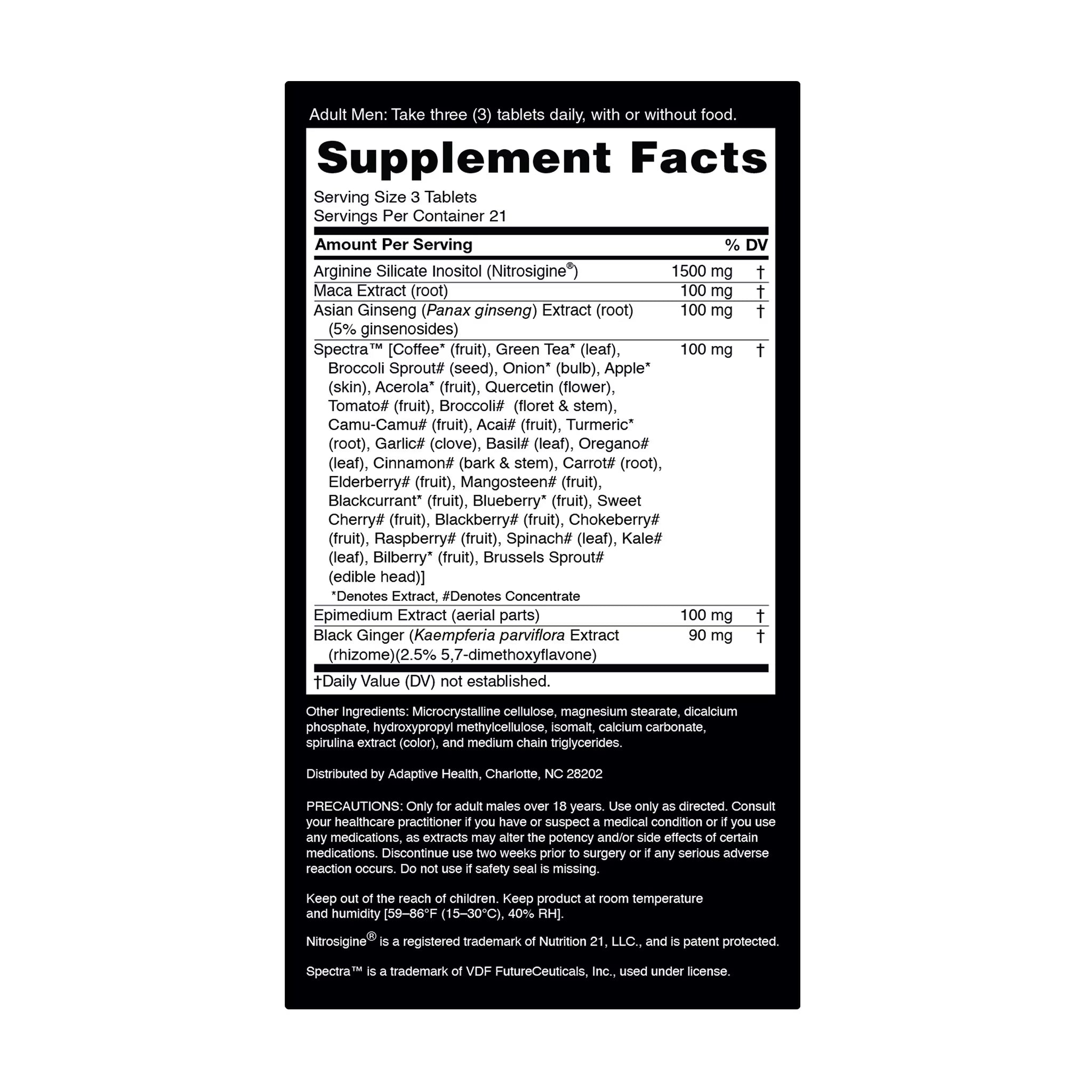 (2 Pack) Nugenix Perform Sexual Vitality & Nitric Oxide Booster, Men'S Health Supplement, 63 Count