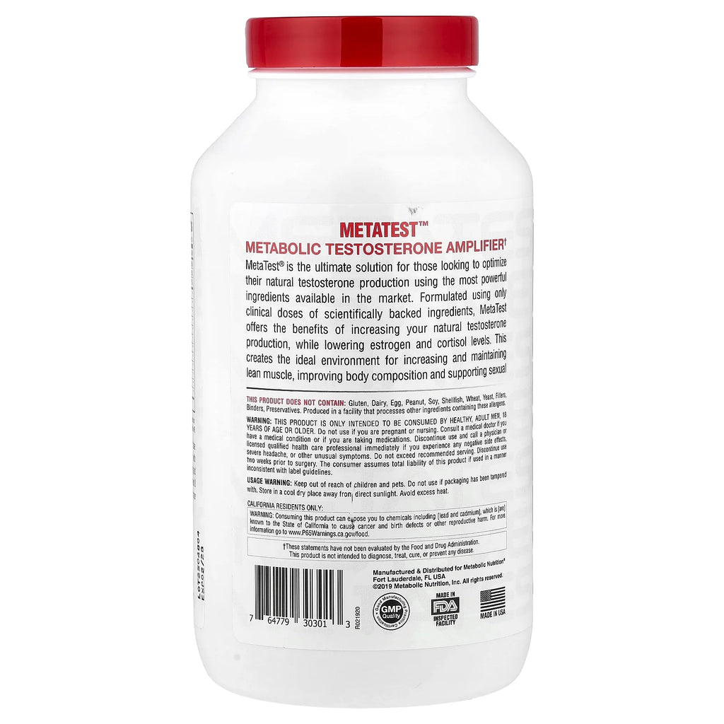 Metatest, 240 Capsules