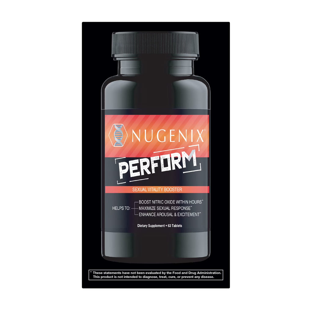 (2 Pack) Nugenix Perform Sexual Vitality & Nitric Oxide Booster, Men'S Health Supplement, 63 Count