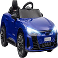 Licensed Audi RS E-Tron GT 12V Ride on Car Truck for Kids Dark Blue | Electric Car Ride on Vehicle, W/Parent Remote Control, Music, Lights, for Toddlers