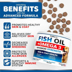 Omega-3 Fish Oil for Dogs 2-Pack Skin & Coat Itchy Skin Relief