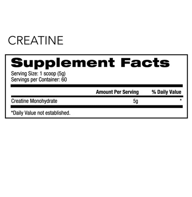 Micronized Creatine Monohydrate Powder, Unflavored, 30 Servings, 150G