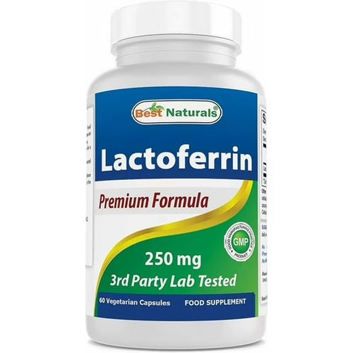 (3 Pack)  Lactoferrin 250 Mg 60 Vegetarian Capsules | Healthy Immune Supplement