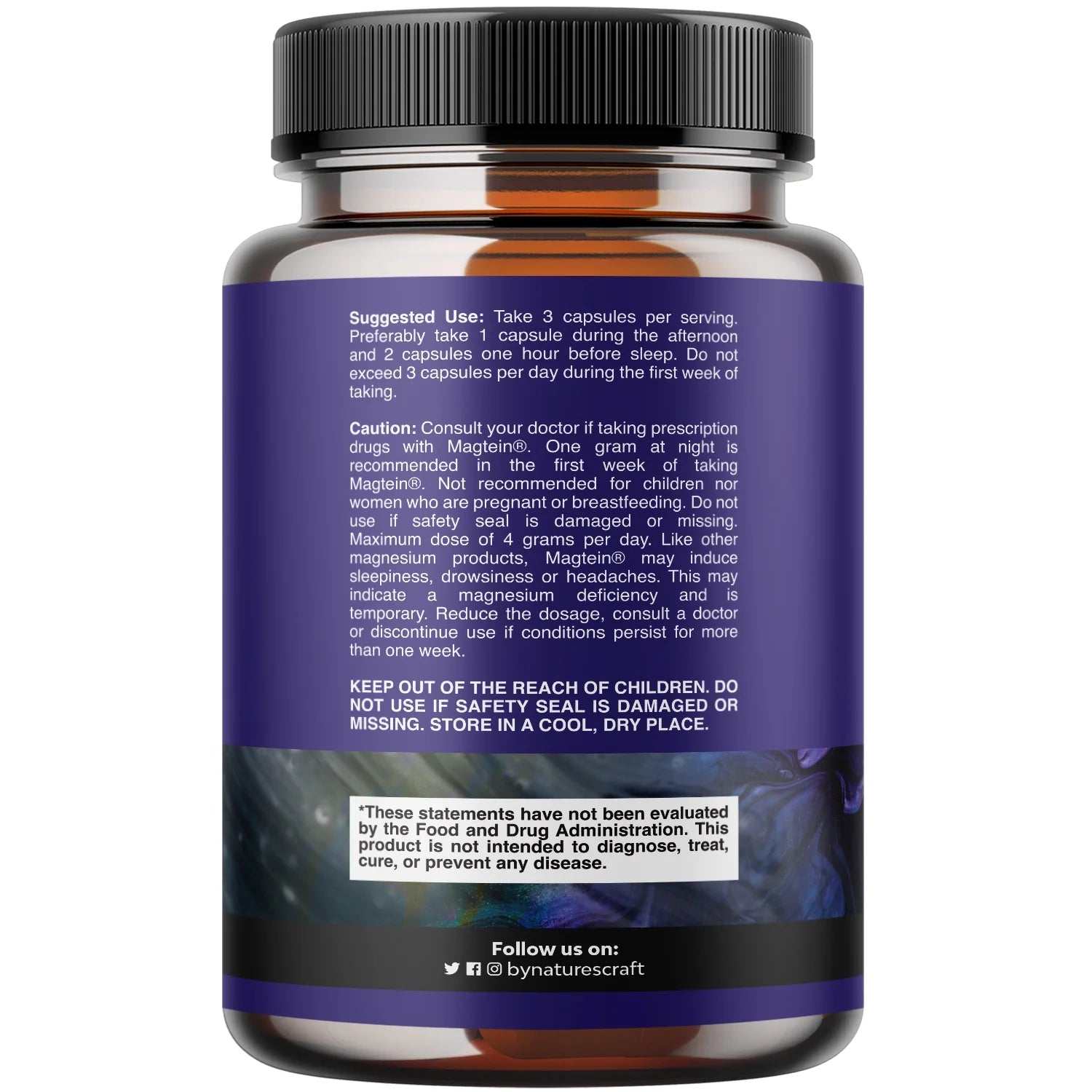 Magnesium Sleeplex Sleep Supplement, Melatonin Free Sleep Aid, 90 Capsules