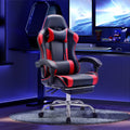 Gaming Chair with Headrest and Lumbar Pillow, Ergonomic Blue