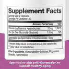 NUTRITION Spermidine 5Mg, 60 Count, 30 Servings