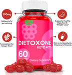 (2 Pack) Dietoxone Keto ACV Gummies - Supplement for Weight Loss - Energy & Focus Boosting Dietary Supplements for Weight Management & Metabolism - Fat Burn - 120 Gummies
