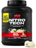 Whey Protein Powder (Strawberry, 4 Pound) - Nitro-Tech Ultimate Muscle Building Formula with Whey Protein Isolate - 30G of Protein, 3G of Creatine & 6.8G of BCAA - Packaging May Vary
