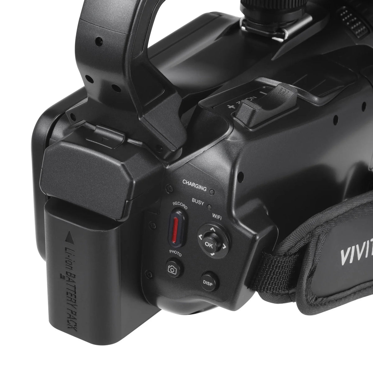 Full Size 8K Studio Video Camcorder, 64MB, Ultra HD, Black