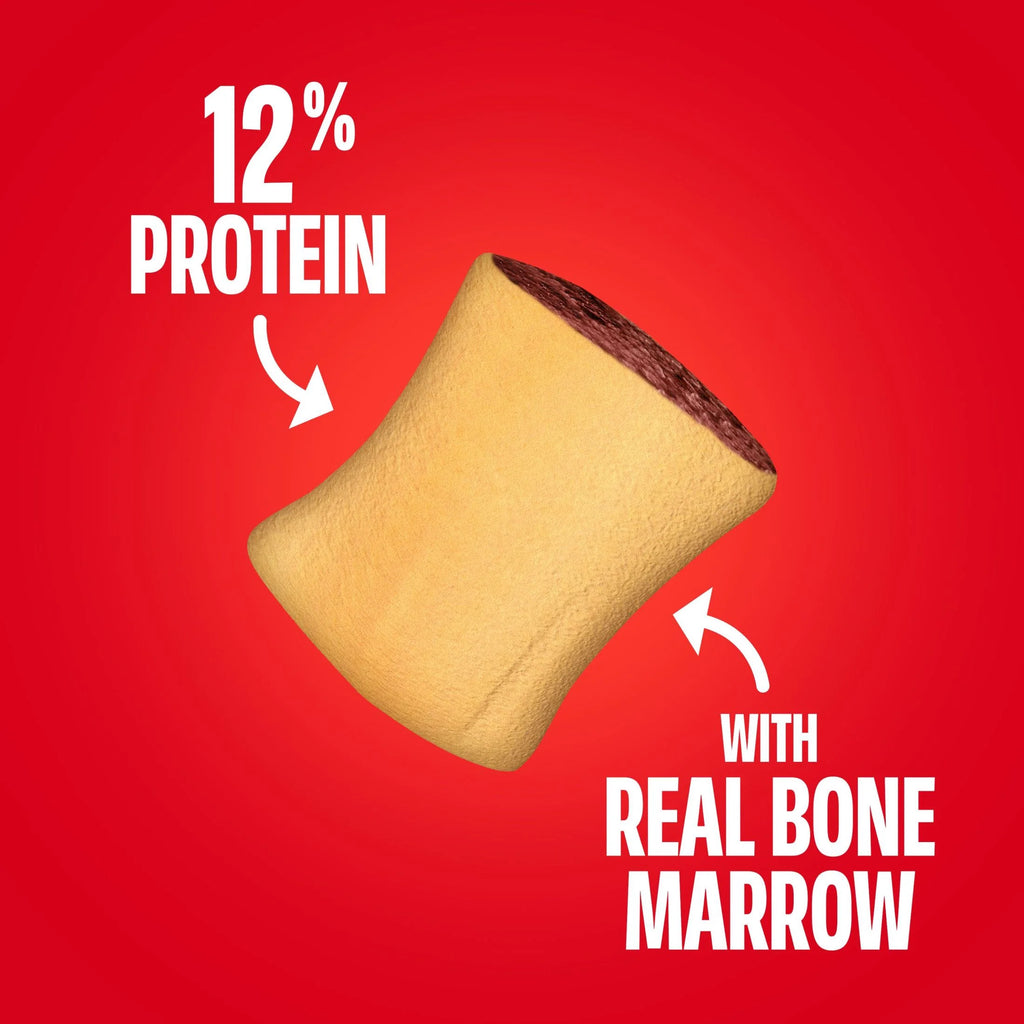 Marosnacks Small Dog Treats with Real Bone Marrow, Crunchy Dog Snacks, 40 Oz Canister