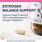 Meta Indole-3-Carbinol - 150 G Indole-3-Carbinol - Supports Estrogen Hormone Balance* - Metabolic Supplement - Vegetarian & Gluten-Free - 180 Capsules