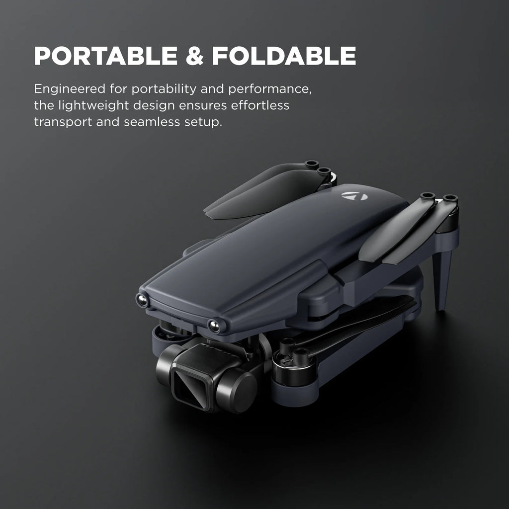 Skyflow GPS Foldable 4K UHD Aerial Drone for Adults with Live Video Feed & 5" Touchscreen Remote