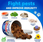 Flea & Tick Chews for Dogs 240 Count 2-Pack Vitamins B1/B6/B12 All Breeds