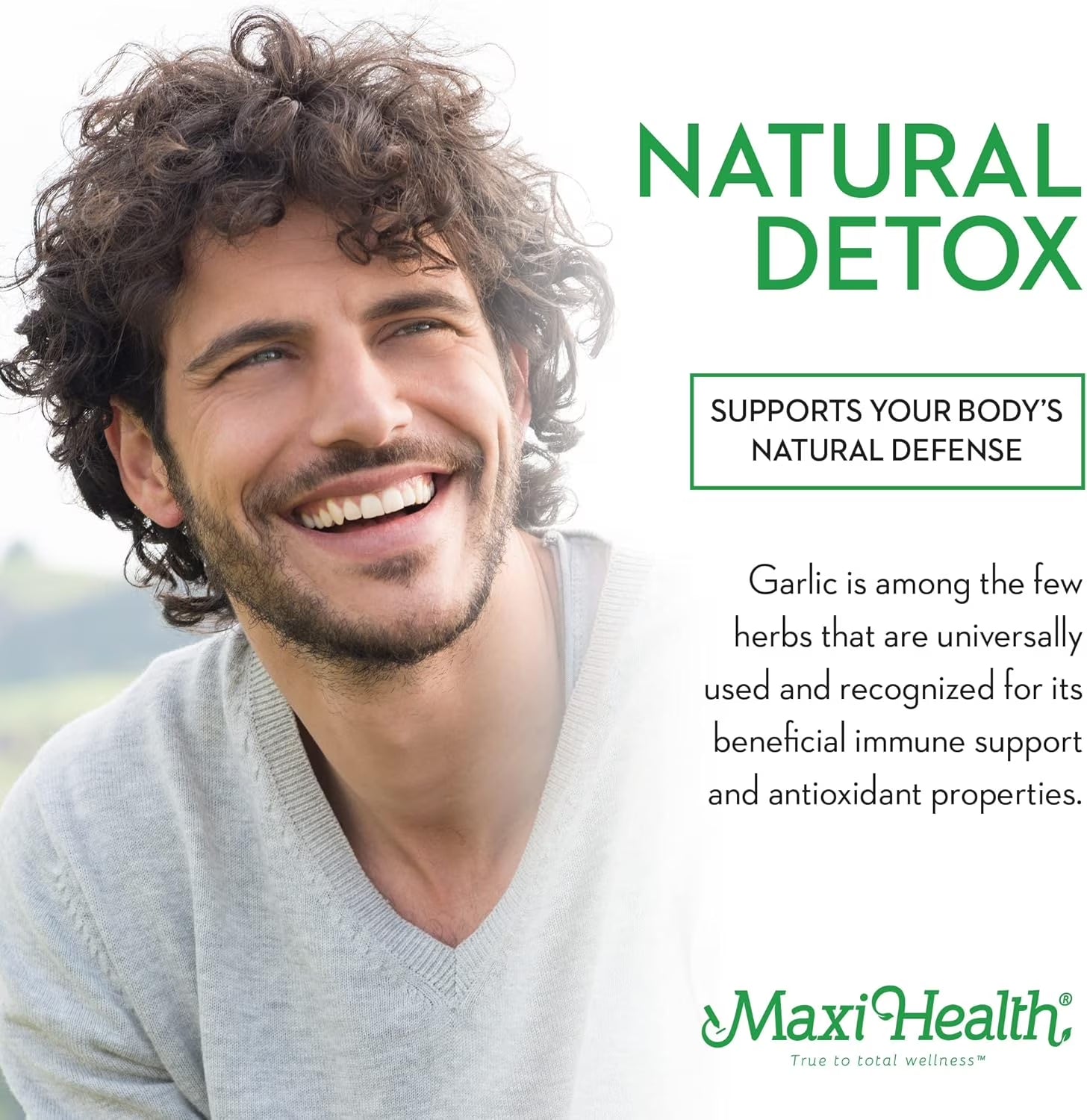 Maxi Health Maxi Biotic Aged Garlic Extract for Adults – Kyolic Garlic, Echinacea & Spirulina – 180 Caps