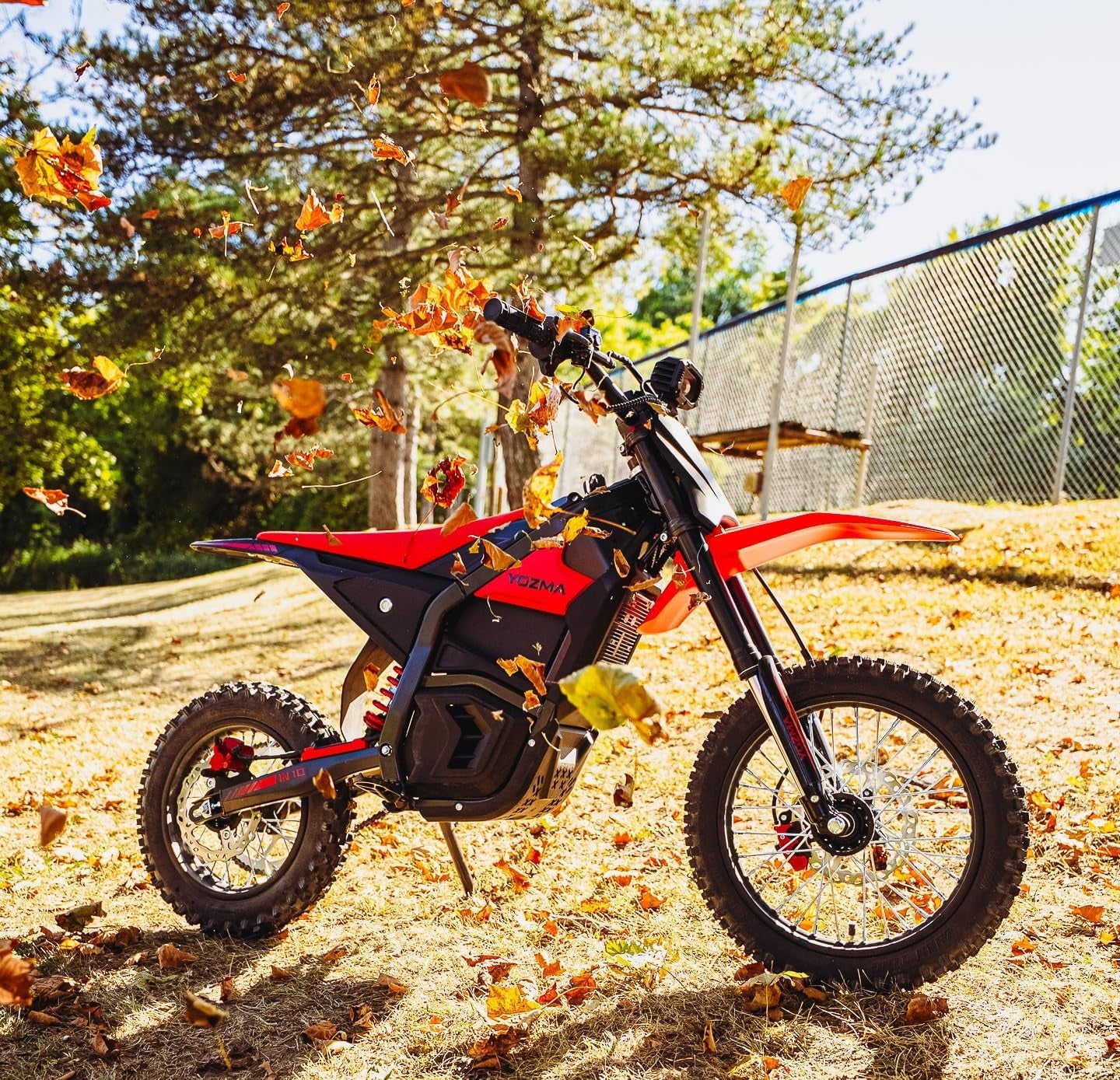 IN10 Off-Road Electric Mini Dirt Bike for Teens & Adults, 2600W Electric-Motorcycle with 1123.2AH Removable Battery Ebike, Dual Hydraulic Brakes and Suspensions Mountain E Dirt Bike
