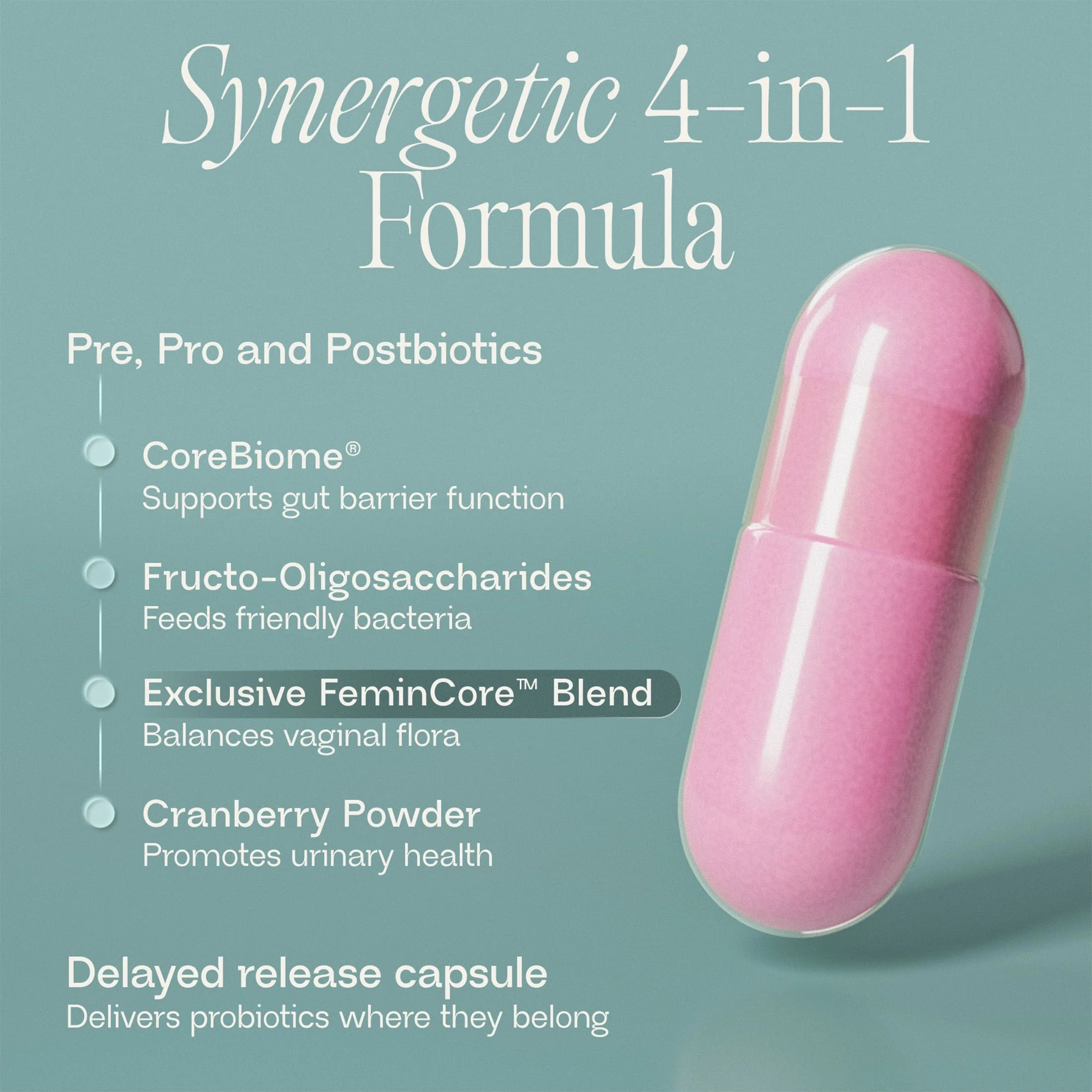 Feminine Health Synbiotic, 60 Ct / 30 Serv.