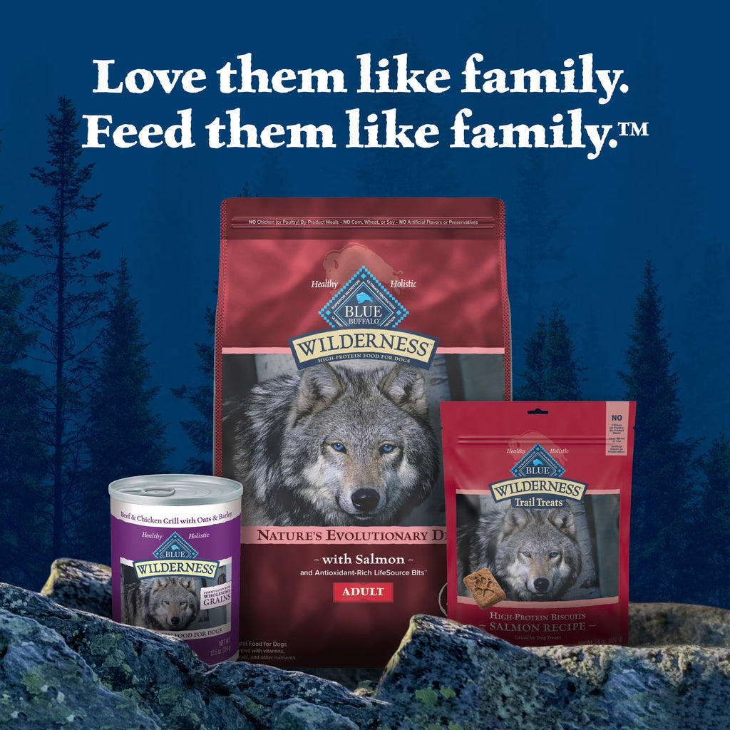 Wilderness Natural High-Protein Adult Dog Dry Food, Salmon Recipe, 24 Lb.