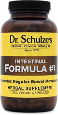 Intestinal Formula #1, All Natural Bowel Colon Cleanse, Promotes Regular Bowel Movements, Improves Detoxification, Immune Support, Herbal Supplements, Vegan - 250 Ct